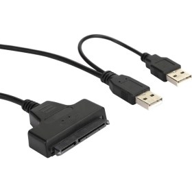 Resim Aogo USB 2.0 Sata Çevirici Kablo 2,5 Inç SSD ve HDD Için Sata - USB Adaptör Kablosu 2.5 Sata HDD USB 