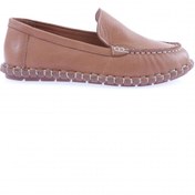 Resim Dgn Kadın Dikiş Detaylı Loafer Ayakkabı Taba 71432110 