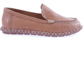 Resim Dgn Kadın Dikiş Detaylı Loafer Ayakkabı Taba 71432110 