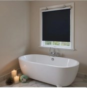 Resim Dashanshop Delme Emme Vantuzlu Siyah Güneşlik Perde, Tam Gölgelik, 45x125 