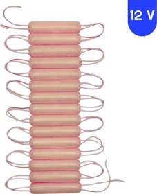 Resim 12 Volt 1.8 Watt Pembe Neon Cob Led Modül Ip65 10 Adet Modül 
