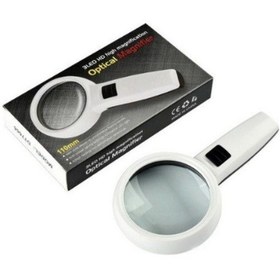 Resim Rekotools-5 X Led Işıklı Büyüteç Beyaz 110 Mm 