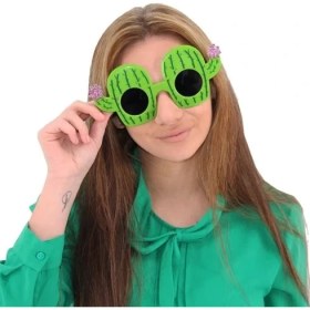 Resim Kaktüs Temalı Hawaii Yaz Partisi Gözlüğü 