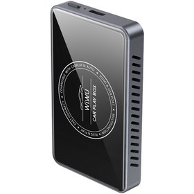 Resim Wiwu Wi-CP004 HDMI Girişli Bölünmüş Ekran Özellikli CarPlay Wireless Adaptör 2.0 - Siyah 
