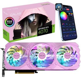 Resim GALAX GeForce RTX 4070 EX Gamer Pink 1-Click OC 12GB GDDR6X 192 Bit DLSS 3 Ekran Kartı (47NOM7MD7LPK) - 2 Yıl Birebir Değişim Garantili 