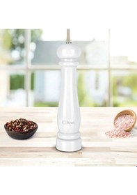 Resim Kiwi Kspg-4810 Otomatik Ayarlanabilir Tuz Karabiber Baharat Değirmeni Baharat Öğütücü Beyaz 