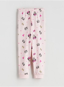Resim LC Waikiki Pembe Minnie Mouse Baskılı Kız Çocuk Pijama Alt 