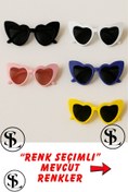 Resim Straight Light 5'li Kalpli Gözlük Seti – Renk Seçimli | Gelin, Damat, Nedime, Düğün, Kına, Parti 
