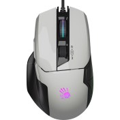 Resim Bloody W70 Max 10.000 CPI 8 Tuş RGB 4M Bellek Ultra Core 3&4 Aktif Özel Yapım Optik Kablolu Panda Beyaz Oyuncu Mouse 