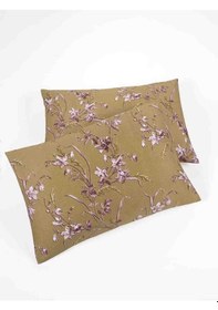 Resim Yastık Kılıfı 2 Li Saten Zarif Dokunuş Baskılı V5 