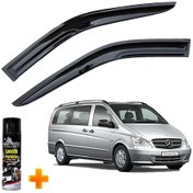 Resim Mercedes Vito Mügen Cam Rüzgarlığı 2004-2014 Arası 2 Li Takım +500ml Lastik Parlatıcı 