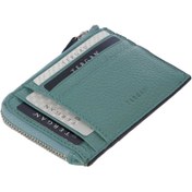 Resim Mavi Deri Unisex Kredi Kartlık - S1KK00000265-S3I 