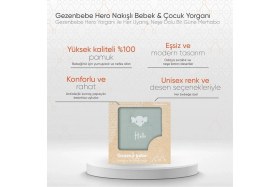 Resim Hero Karakterli Bebek Çocuk Yorgan 100X135 Elephant 