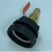 Resim Trendooze İbc Tote Tank Adaptörü 2 İnce 62mm Konu Düz Su 19-mm Tarif Edildiği Gibi 