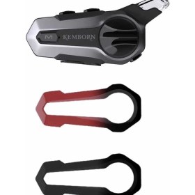 Resim Kemborn Motosiklet Kask Kulaklık 2 Kişilik 1ADET Evrensel Eşleşme Intercom Bluetooth 5.3 Kulaklık interkom Seti X2 Pro.. 