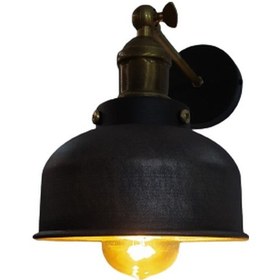 Resim Mylights Retro Rustik Antirasit Başlıklı Aplik Duvar Lambası Diğer 