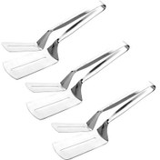 Resim 3 Parça Mutfak Maşası 304 Paslanmaz Çelik Çok Fonksiyonlu Maşa Ekmek Maşası/biftek Maşası 