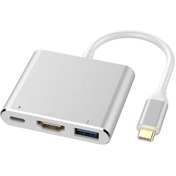 Resim CAFELE Macbook Matebook Switch Tablet Telefon Hdmi Usb 3.0 Pd Şarj Type-c Çevirici 