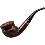 Resim Şahin Üç Yıldız 610 9mm. Filtreli Ebonit Saplı Pipo 