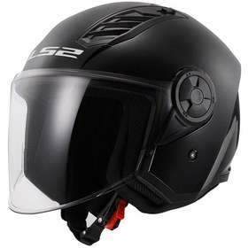 Resim Ls2 Airflow 2 Yarım Kask Siyah 