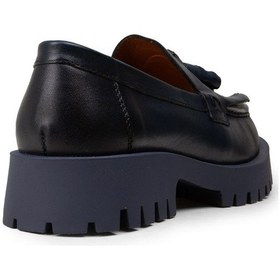 Resim Deery Kadın Hakiki Deri Lacivert Püsküllü Loafer - 02033zlcvc02 