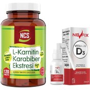 Resim Ncs L-carnitine Karabiber Extreli 120 Tablet Nevfix Vitamin D3 
