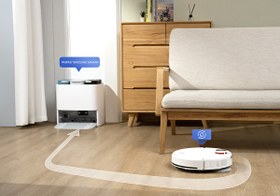 Resim Lydsto W3 Basınçlı Paspas 10000 Pa Toz Toplama Üniteli Akıllı Robot Süpürge 