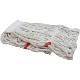 Resim Cod-Ex Geniş Yedek Islak Mop Paspas Ucu Başlığı Püskül Pamuklu Beyaz 500 G 25 CM 
