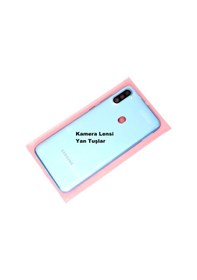Resim Tkgz Samsung Galaxy Uyumlu A11 Kasa Arka Pil Batarya Kapağı Mavi 