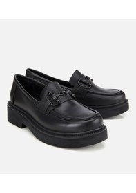 Resim Hotiç Kadın Deri Siyah Kalın Tabanlı Klasik Loafer 01ayh314410a100 01ayh314410a100 Siyah 
