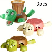 Resim 3 Adet Turtle Coaster Komik | Schildkröten Untersetzer | Turtle Untersetzer Mit Ausdruck Ev Dekorasyonu | Turtles Coasters | Schildkröte Tassenuntersetzer Tatil Hayvanseverler Için 