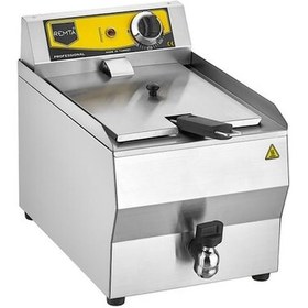 Resim Remta 8 Lt Yağ Tahliye Musluklu Elektrikli Fritöz - R110-94954 