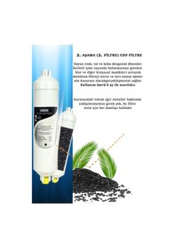 Resim WaterMelon Kapalı Kasa Su Arıtma Cihazı Yeni Seri İnline 5 Aşamalı NSF'Lİ 80 GPD Vontron Membranlı Fitre Seti 