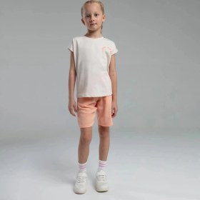 Resim Rolypoly 3626c Kız Çocuk Bermuda Yazlık Pijama Takım Açık Bej 