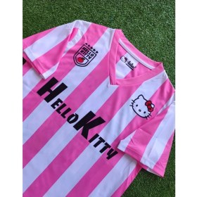Resim Hello Kity Pembe Çizgili Yetişkin FORMA-HD1199 