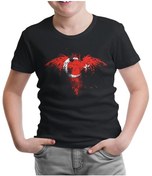 Resim Kartal Ay Yıldız Siyah Çocuk Tshirt 