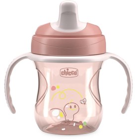 Resim Chicco Yarı Yumuşak Uçlu Bardak 6 Ay+ - Pembe - Pembe / Standart 