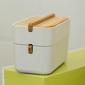 Resim Lexon Zen Cotton Box, beyaz/Bambu, LH42 W 