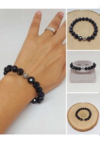 Resim Sirius Serisi Turmalin Taşı 10mm Unisex Bileklik 52906 Çok Renkli 