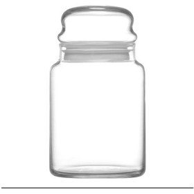 Resim LAV Sera Cam Kavanoz 2'li Orta Boy 890 ml Beyaz Cam Kapaklı (Erzak Saklama Kavanozu ) 