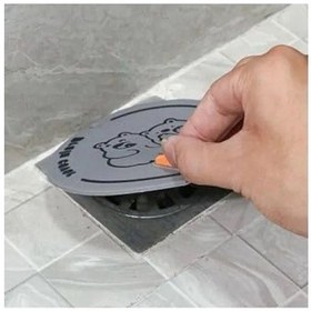 Resim Banyo Ve Mutfak İçin Koku Önleyici Silikon Ped - Siyah 