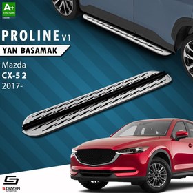 Resim S-Dizayn Mazda CX-5 2 OEM Still Pro V2 Aluminyum Yan Basamak 183 Cm 2017 Üzeri 