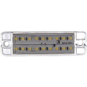 Resim 12 Volt 18 Ledli Marker Led Lamba Kamyonet Dorse Kamyon Beyaz 