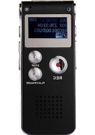 Resim Createtech Profesyonel Ses Kaydedici, 8gb Mp3 Usb, Siyah, Taşınabilir 