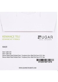 Resim Ugar Kmacr Kemançe Teli 4 Tel Krom Bam Topuzlu 