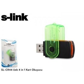 Resim S-Link S-Lınk Sl-Cr44 Usb 2.0 4 İn 1 Kart Okuyucu 