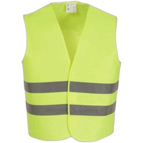 Resim Kant Reflektörlü İkaz Yeleği Fosfor Sarı 