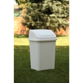 Resim PremiumPort 5 Litre Kapaklı Banyo Çöp Kovası, Şık ve Kullanışlı Atık Kutusu 