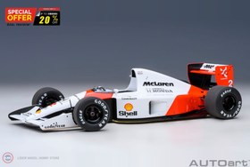 Resim 1:18 Autoart 1991 Mclaren HONDA MP46 1991 #2 