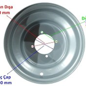 Resim Atv 150-200 Ön Jant Gri 21-7-10 Diskli Tip 